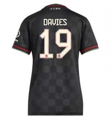 Lacne Ženy Futbalové dres Bayern Munich Alphonso Davies #19 2025-26 Krátky Rukáv - Tretina